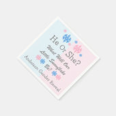 Serviette En Papier Petite révélation de genre de flocon de neige (Coin)