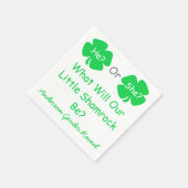 Serviette En Papier Petite révélation Shamrock sur le genre (Coin)