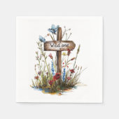 Serviette En Papier Petite Sauvageonne (Devant)