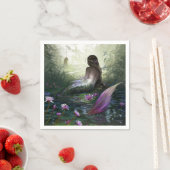 Serviette En Papier Petite Sirène (En situation)