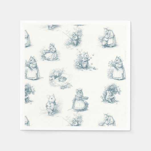 Serviette En Papier Petite souris Storybook (Devant)