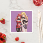 Serviette En Papier Petites filles Anime Thunder_Cove (En situation)