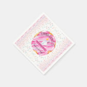 Serviette En Papier Petites filles beignets | Cupcakes 1ère fête d'ann (Coin)