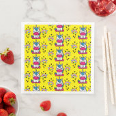 Serviette En Papier Petites filles Unicorn Pony (En situation)
