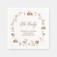 Petits animaux de ferme minimes Baby shower de la 