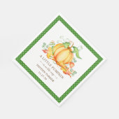 Serviette En Papier Petits Baby showers Citrouilles (Coin)