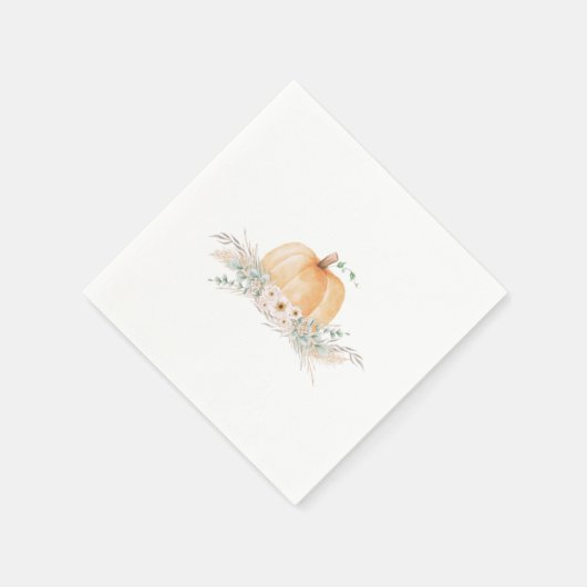 Serviette En Papier Petits Baby showers Citrouilles (Coin)