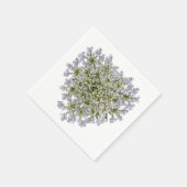 Serviette En Papier petits pétales blancs (Coin)