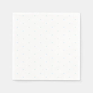 Serviette En Papier Petits pois bleu clair blanc papier mignon