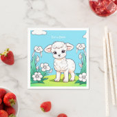 Serviette En Papier Petits serviettes d'agneau (En situation)