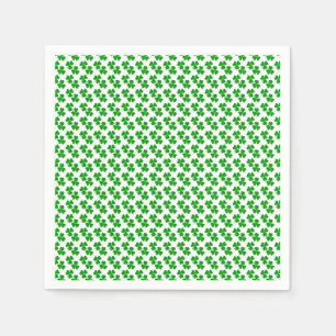 Serviette En Papier Petits trèfles à 3 feuilles