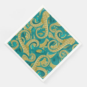 Serviette En Papier Petopus Napkins Tentales Design moderne