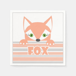 Serviette En Papier Peu de Fox