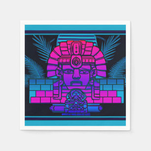 Serviette En Papier Pharaoh Synthwave
