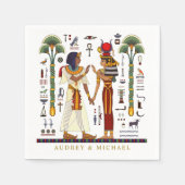 Serviette En Papier Pharaon égyptien (Devant)