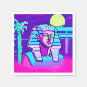 Serviette En Papier Pharaon Synthwave