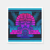 Serviette En Papier Pharaon Synthwave (Devant)