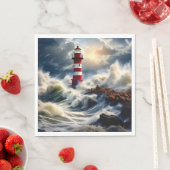 Serviette En Papier Phare (En situation)