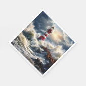 Serviette En Papier Phare (Coin)