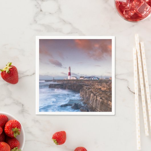 Serviette En Papier Phare Angleterre (En situation)