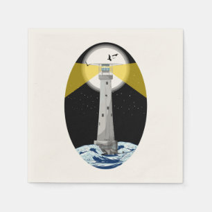 Serviette En Papier Phare de Bishop Rock