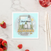 Serviette En Papier Phare de l'Alabama (En situation)