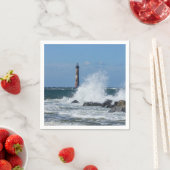 Serviette En Papier Phare de Morris Island (En situation)