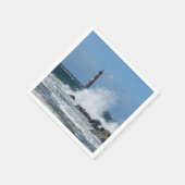 Serviette En Papier Phare de Morris Island (Coin)