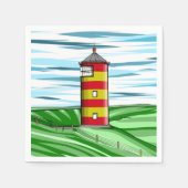 Serviette En Papier Phare de Pilsum Lighthouse (Devant)