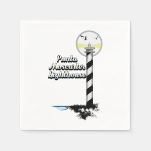 Serviette En Papier Phare de Punta Moscarter