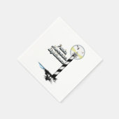 Serviette En Papier Phare de Punta Moscarter (Coin)