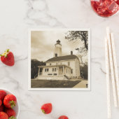 Serviette En Papier Phare de Sandy Hook (En situation)