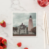 Serviette En Papier Phare de Sandy Hook (En situation)