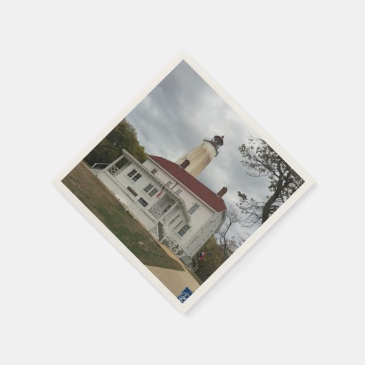 Serviette En Papier Phare de Sandy Hook (Coin)