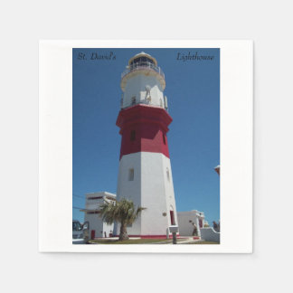 Serviette En Papier Phare de St. David, Bermudes