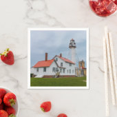 Serviette En Papier Phare de Whitefish Point (En situation)