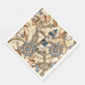 Serviette En Papier Phare Nautique (Coin)