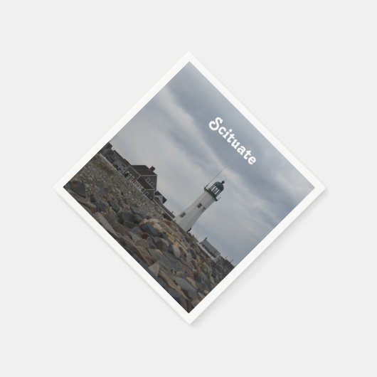 Serviette En Papier Phare Old Scituate (Coin)