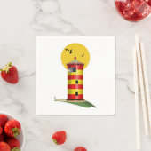 Serviette En Papier Phare Pilsum Allemagne (En situation)