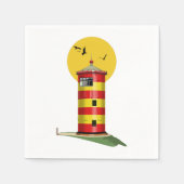 Serviette En Papier Phare Pilsum Allemagne (Devant)