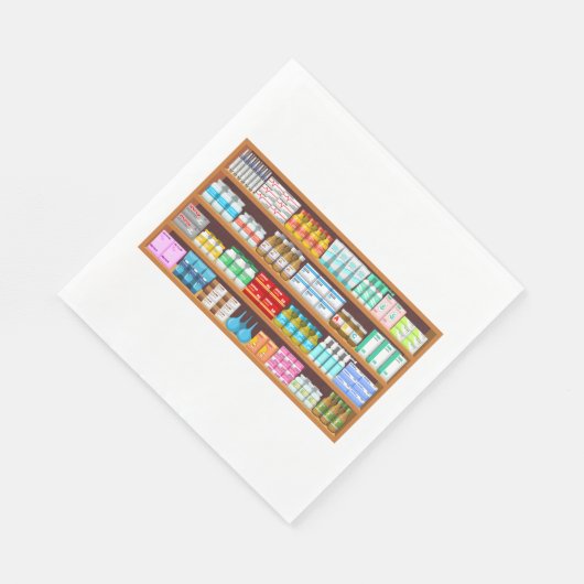 Serviette En Papier Pharmacie (Coin)