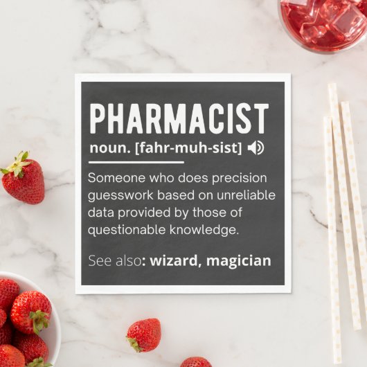 Serviette En Papier pharmacien (En situation)