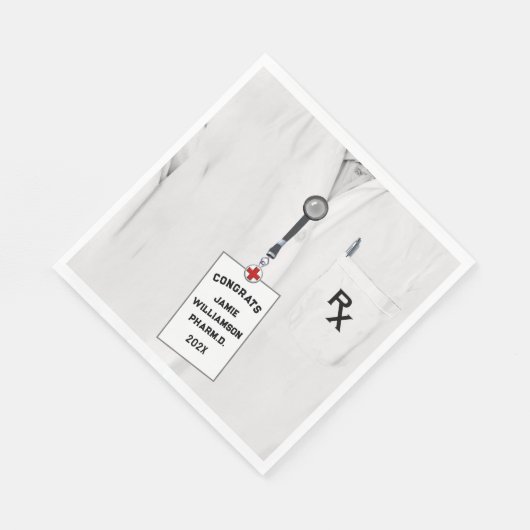 Serviette En Papier Pharmacy School Graduation (Coin)