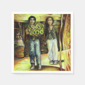 Serviette En Papier Phase de ChapeI Sixtine d'un ChaIIenge (Devant)