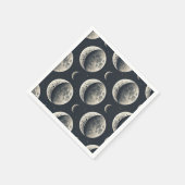 Serviette En Papier Phase Lunaire Céleste (1) (Coin)