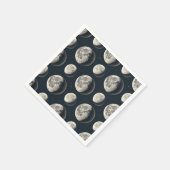 Serviette En Papier Phase Lunaire Céleste (2) (Coin)