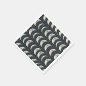 Serviette En Papier Phase Lunaire Céleste (3) (Coin)