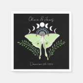 Serviette En Papier Phases Luna Moth Moon (Devant)