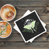 Serviette En Papier Phases Luna Moth Moon