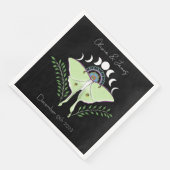 Serviette En Papier Phases Luna Moth Moon (Coin)